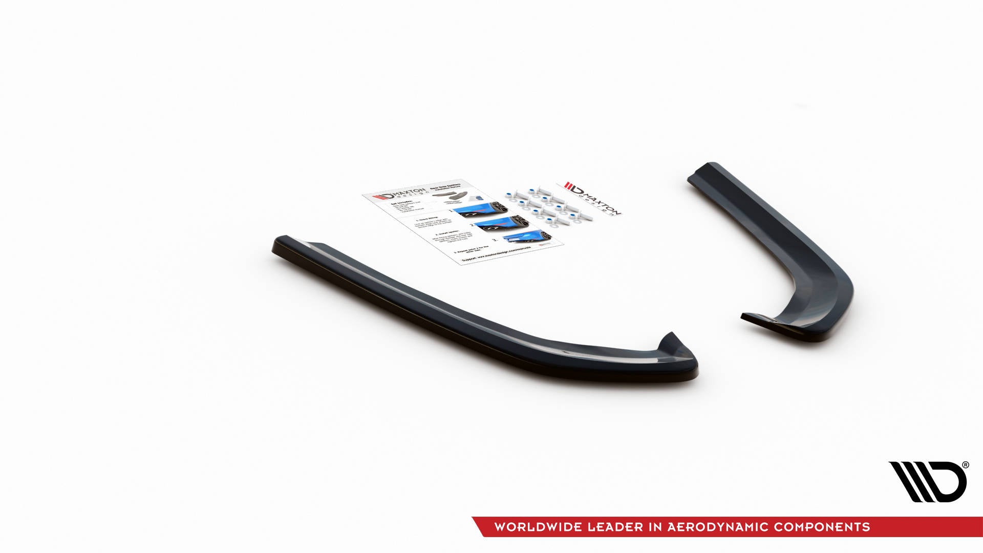 Heck Ansatz Flaps Diffusor für Ford Mondeo Mk5 Carbon Look