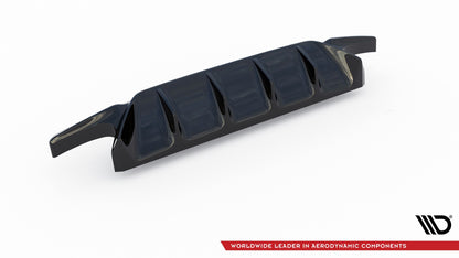 Diffusor Heck Ansatz V.2 für Ford Focus ST Mk4  schwarz Hochglanz