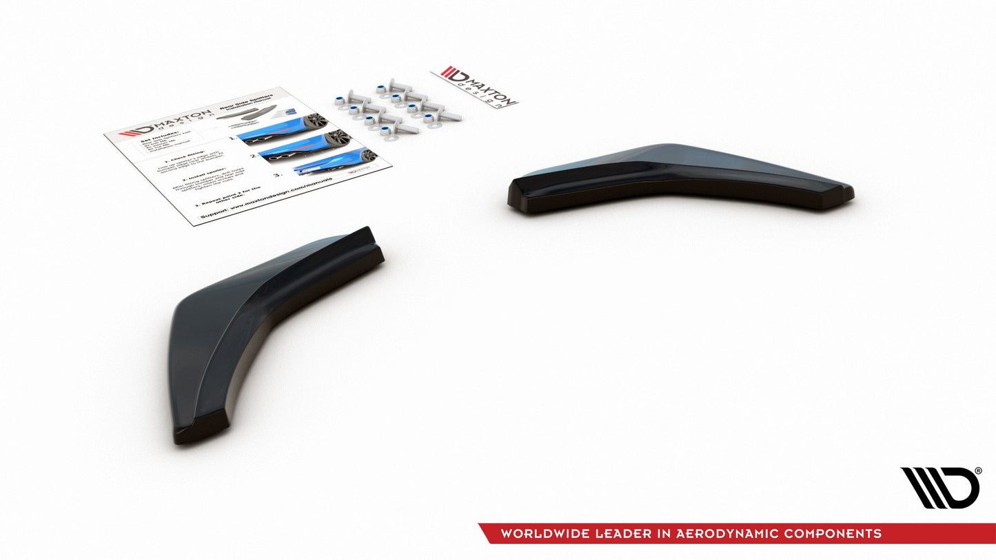 Heck Ansatz Flaps Diffusor V.2 für VW Golf 7 GTI  schwarz Hochglanz