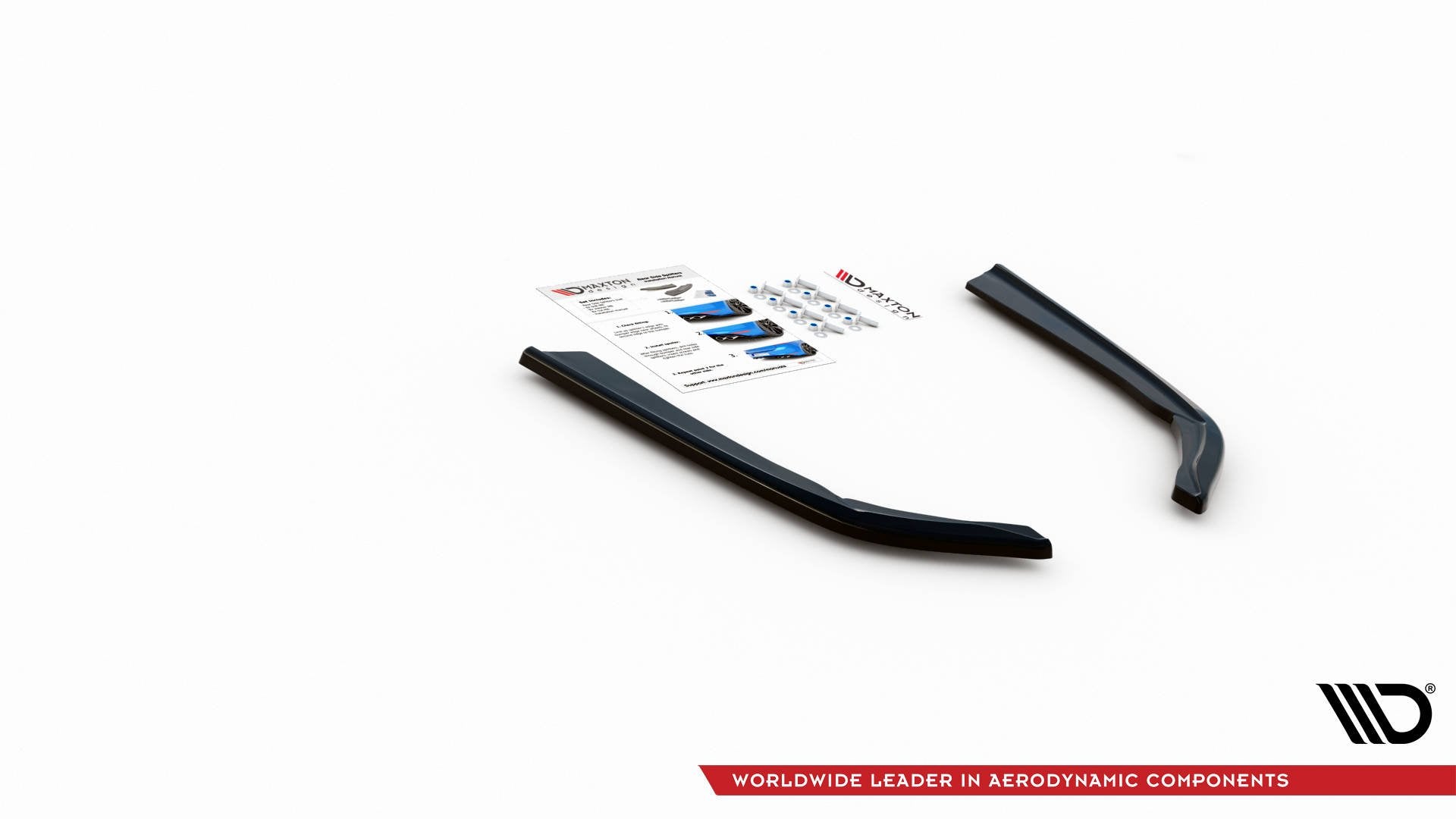Heck Ansatz Flaps Diffusor V.2 für BMW 3er G20 / G21 M-Paket schwarz matt