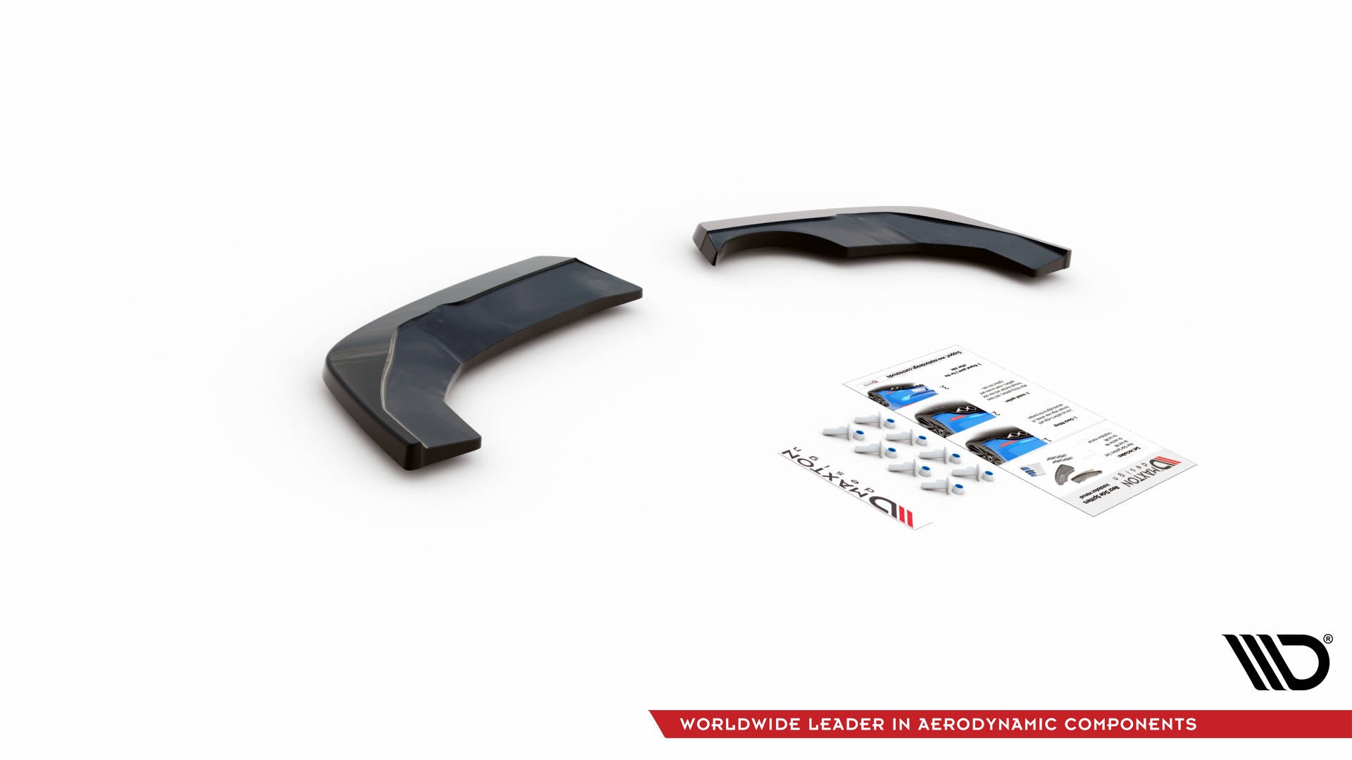 Heck Ansatz Flaps Diffusor für Seat Ibiza FR/ Standard Mk5 schwarz matt