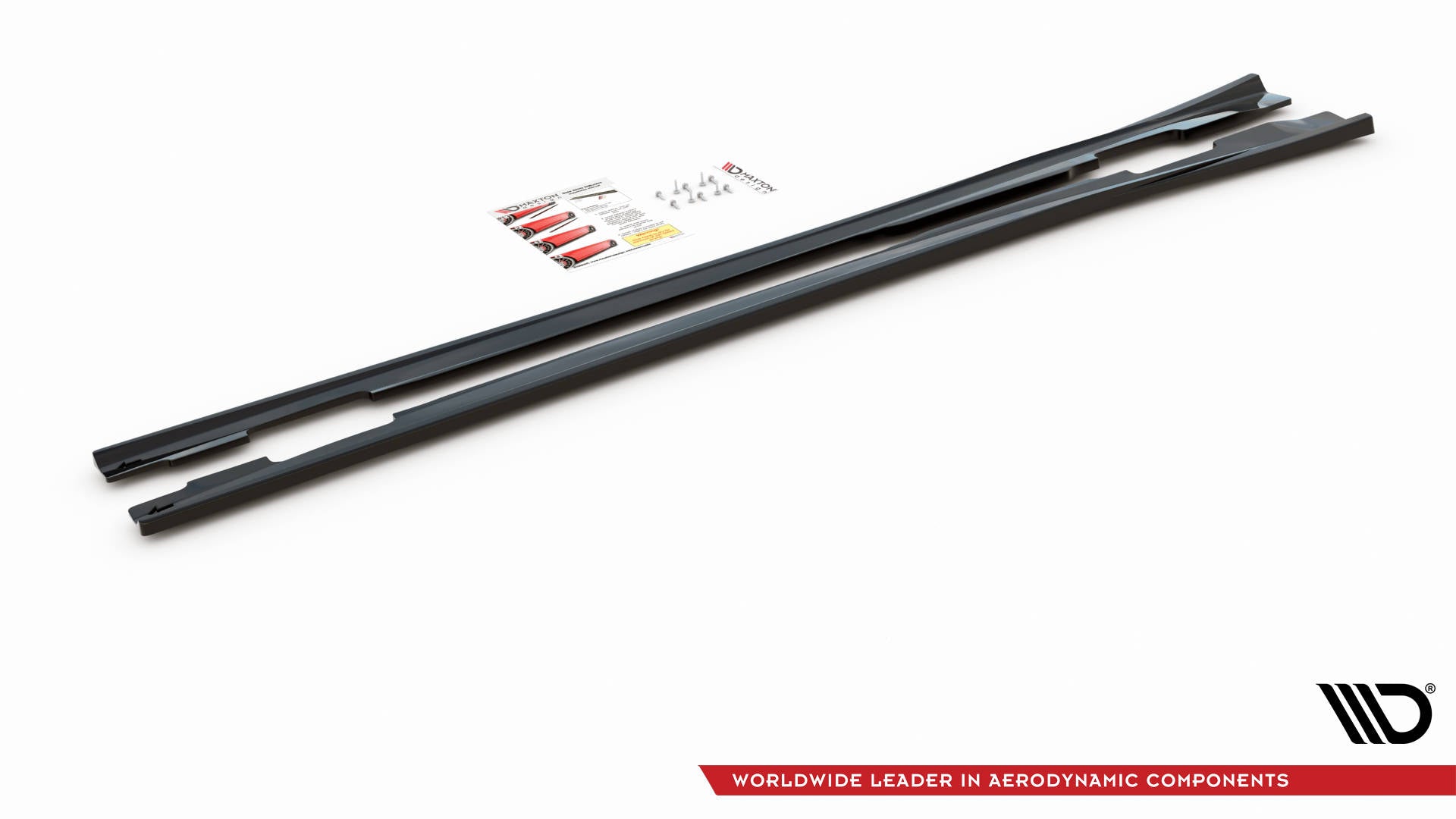Seitenschweller Ansatz für V.2 für Mercedes-Benz A W176 Carbon Look