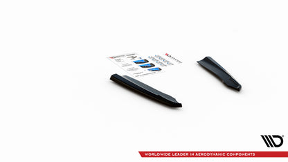Heck Ansatz Flaps Diffusor für Mercedes-Benz GLC Coupe AMG-Line C253 Facelift Carbon Look
