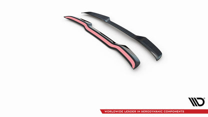 Spoiler CAP für Audi S3 Sportback 8V Facelift schwarz matt