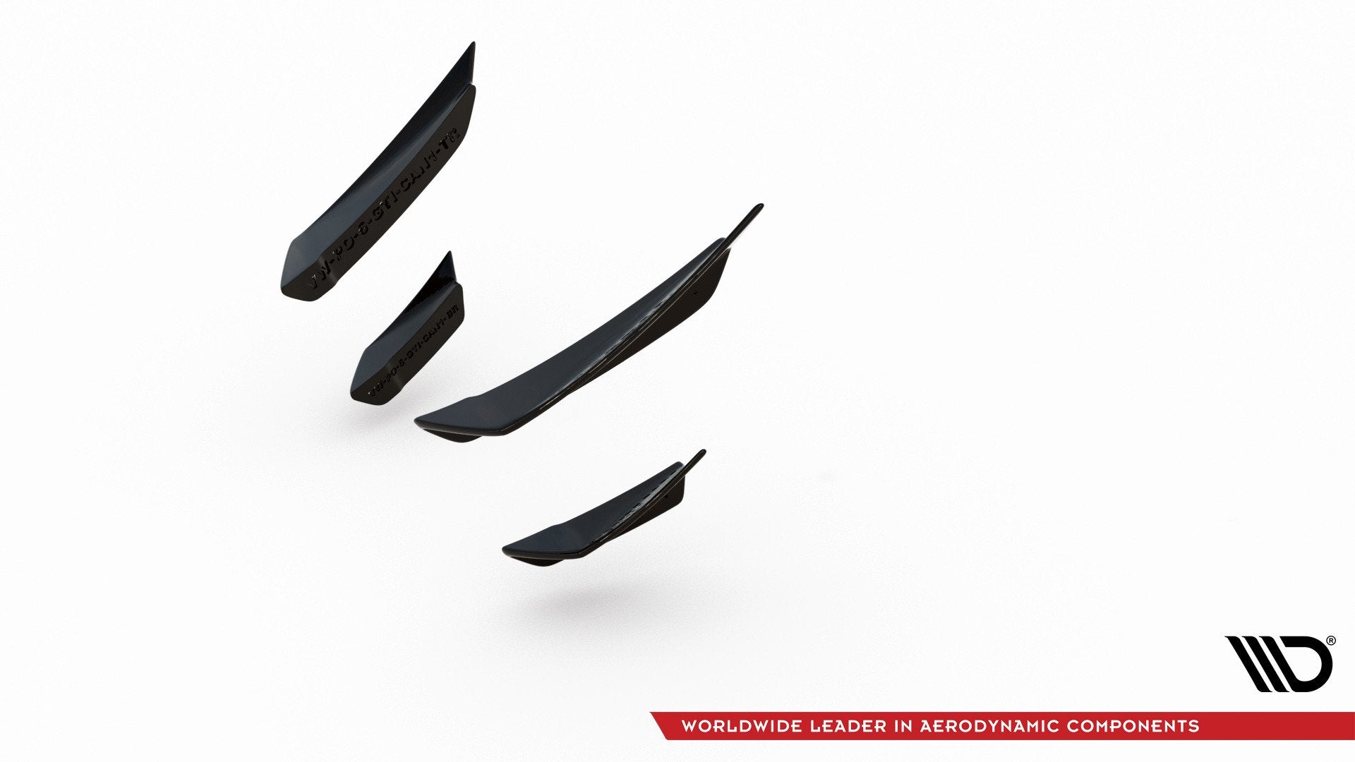Stoßstangenflügel vorne (Canards) VW Polo GTI Mk 6