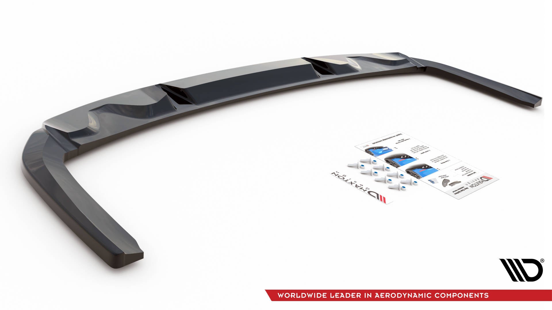 Mittlerer Diffusor Heck Ansatz für Audi RS3 Limousine 8Y schwarz matt