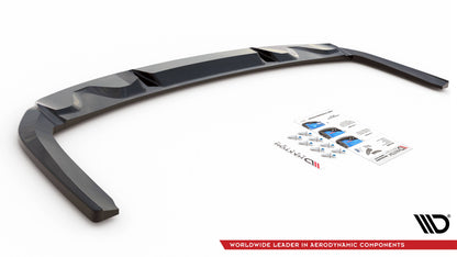 Mittlerer Diffusor Heck Ansatz für Audi RS3 Limousine 8Y Carbon Look
