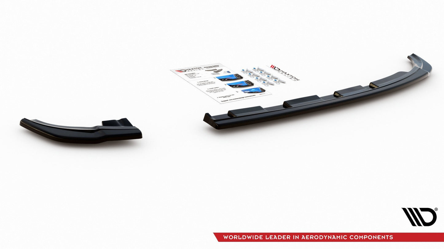 Heck Ansatz Flaps Diffusor V.2 für VW Polo GTI Mk6 Carbon Look