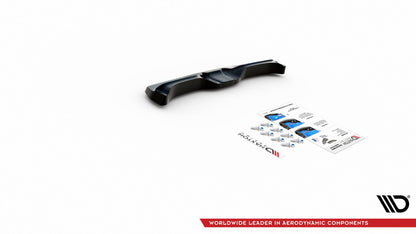 Mittlerer Diffusor Heck Ansatz V.2 für Nissan 370Z  Carbon Look