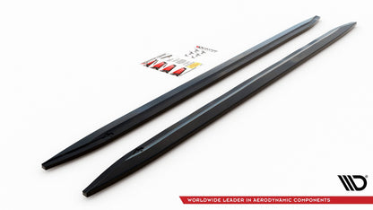 Seitenschweller Ansatz für V.2 für BMW M4 G82 schwarz matt