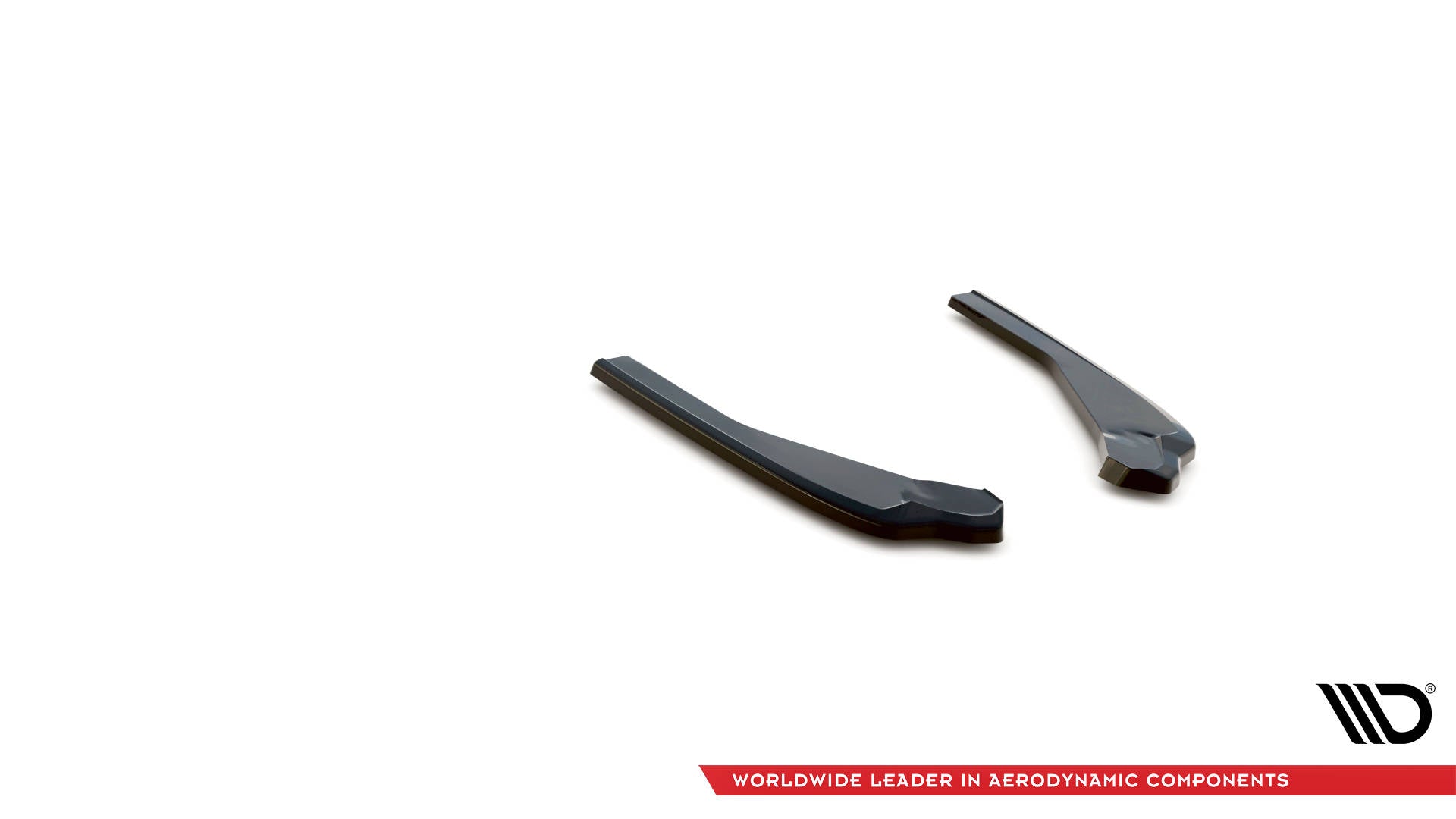 Heck Ansatz Flaps Diffusor für BMW X4 M-Paket G02 Facelift schwarz matt