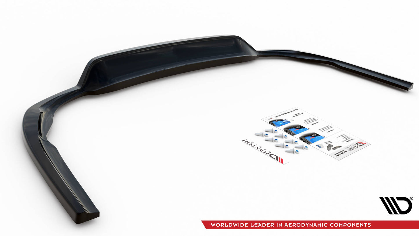 Mittlerer Diffusor Heck Ansatz DTM Look für Dodge Charger RT Mk7 Facelift schwarz Hochglanz