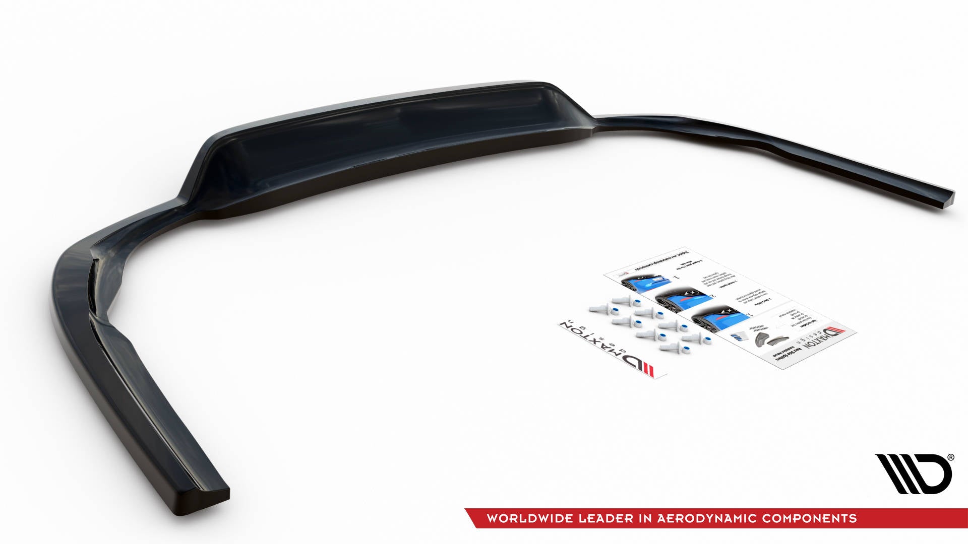 Mittlerer Diffusor Heck Ansatz DTM Look für Dodge Charger RT Mk7 Facelift Carbon Look