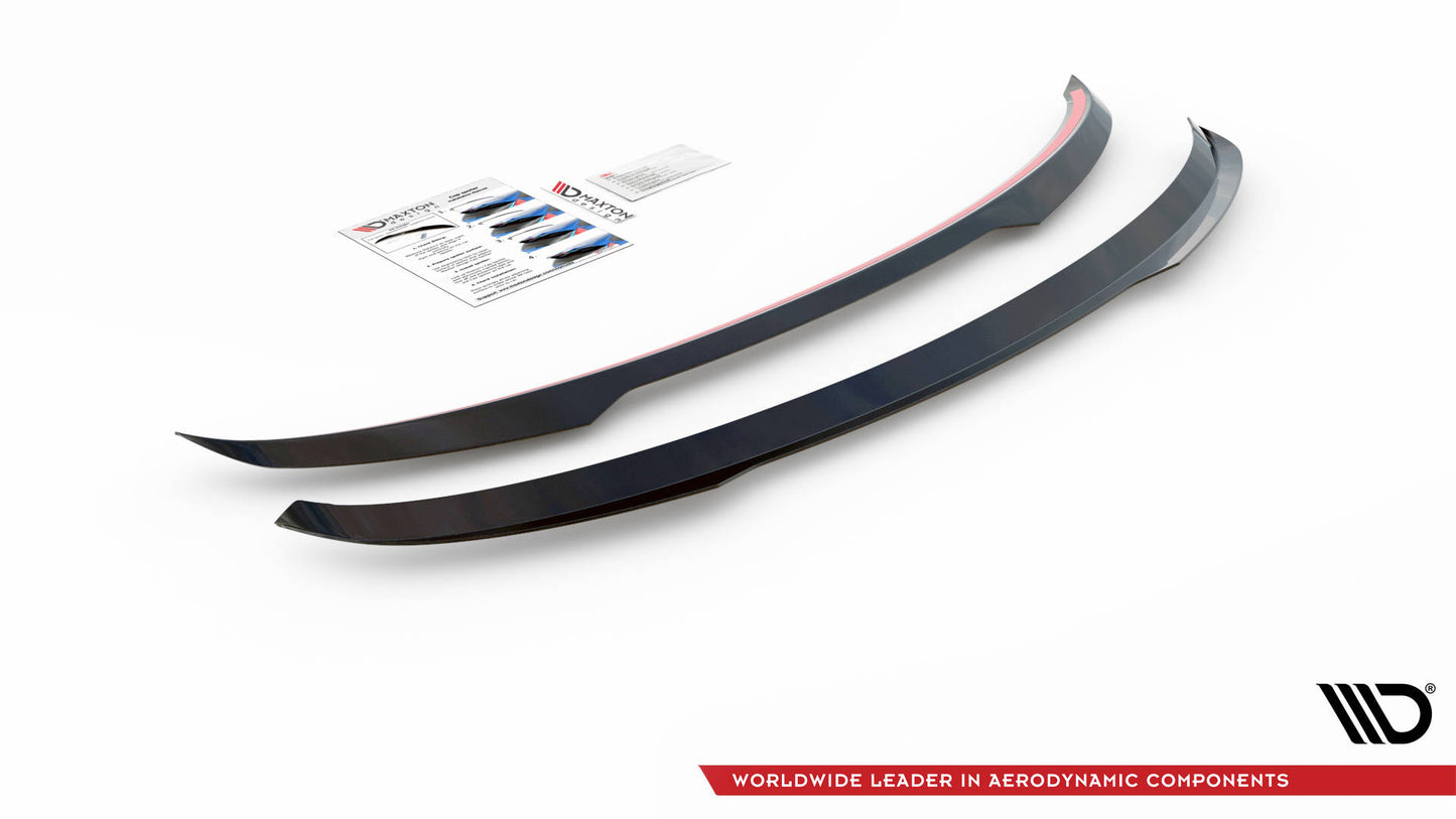 Spoiler CAP für Ford Kuga ST-Line Mk3 schwarz Hochglanz