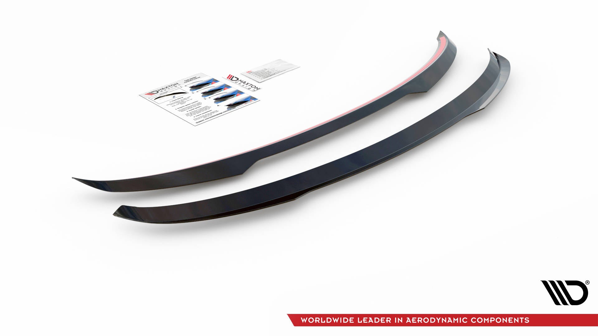 Spoiler CAP für Ford Kuga ST-Line Mk3 schwarz Hochglanz