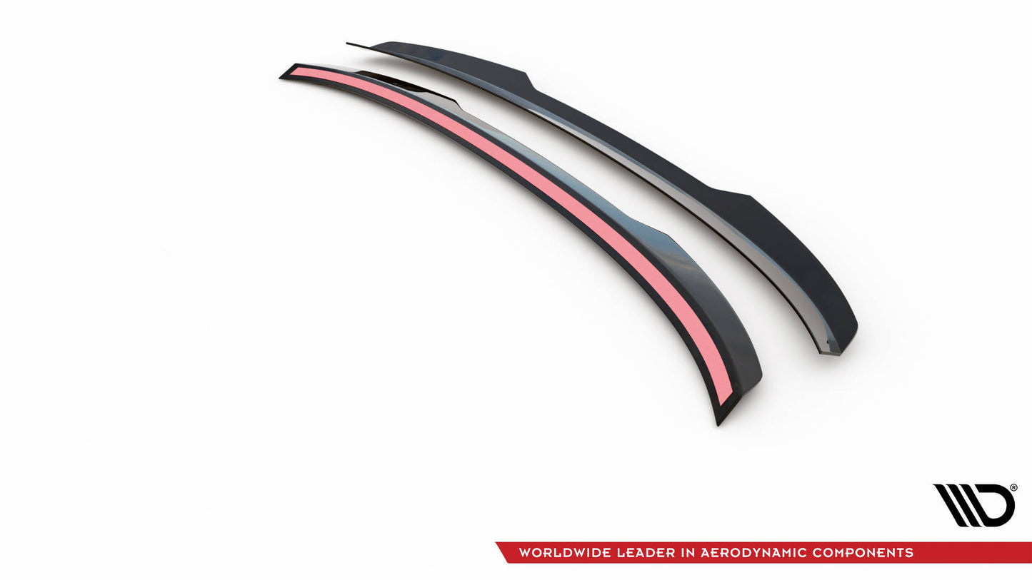 Spoiler CAP für Audi A6 Limousine C8 schwarz matt