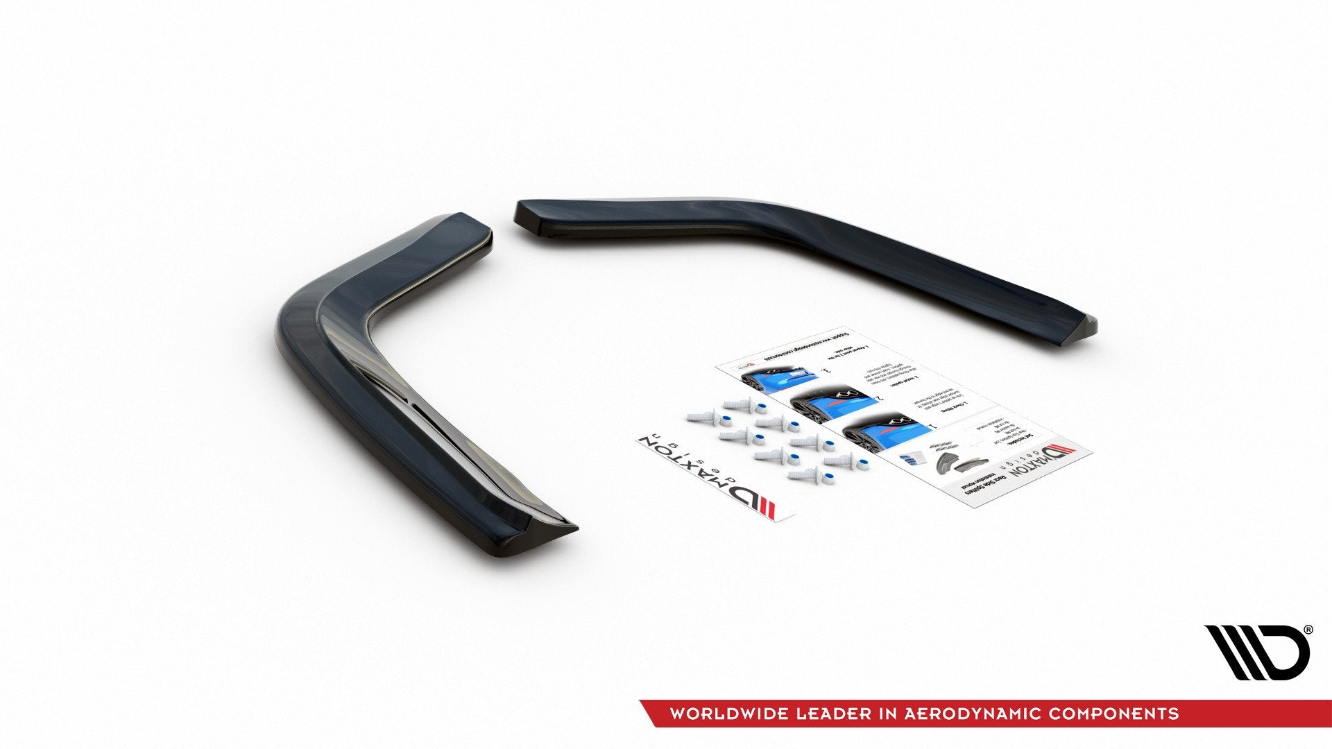 Heck Ansatz Flaps Diffusor für Porsche Panamera GTS 971 schwarz matt