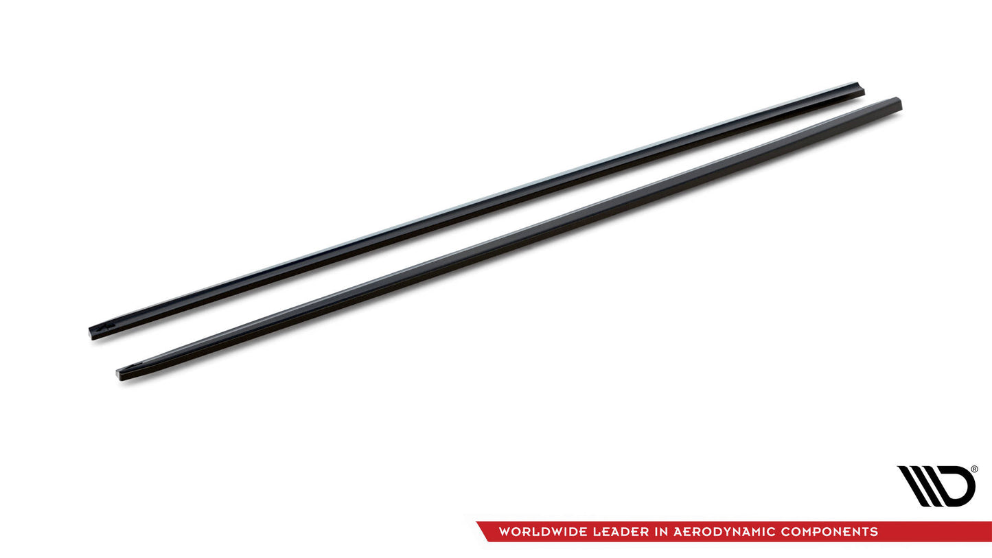 Seitenschweller Ansatz für Peugeot 208 GTi Mk1 schwarz matt