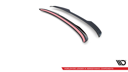 Höher Spoiler CAP für Ford Mustang Mach-E Mk1 schwarz Hochglanz