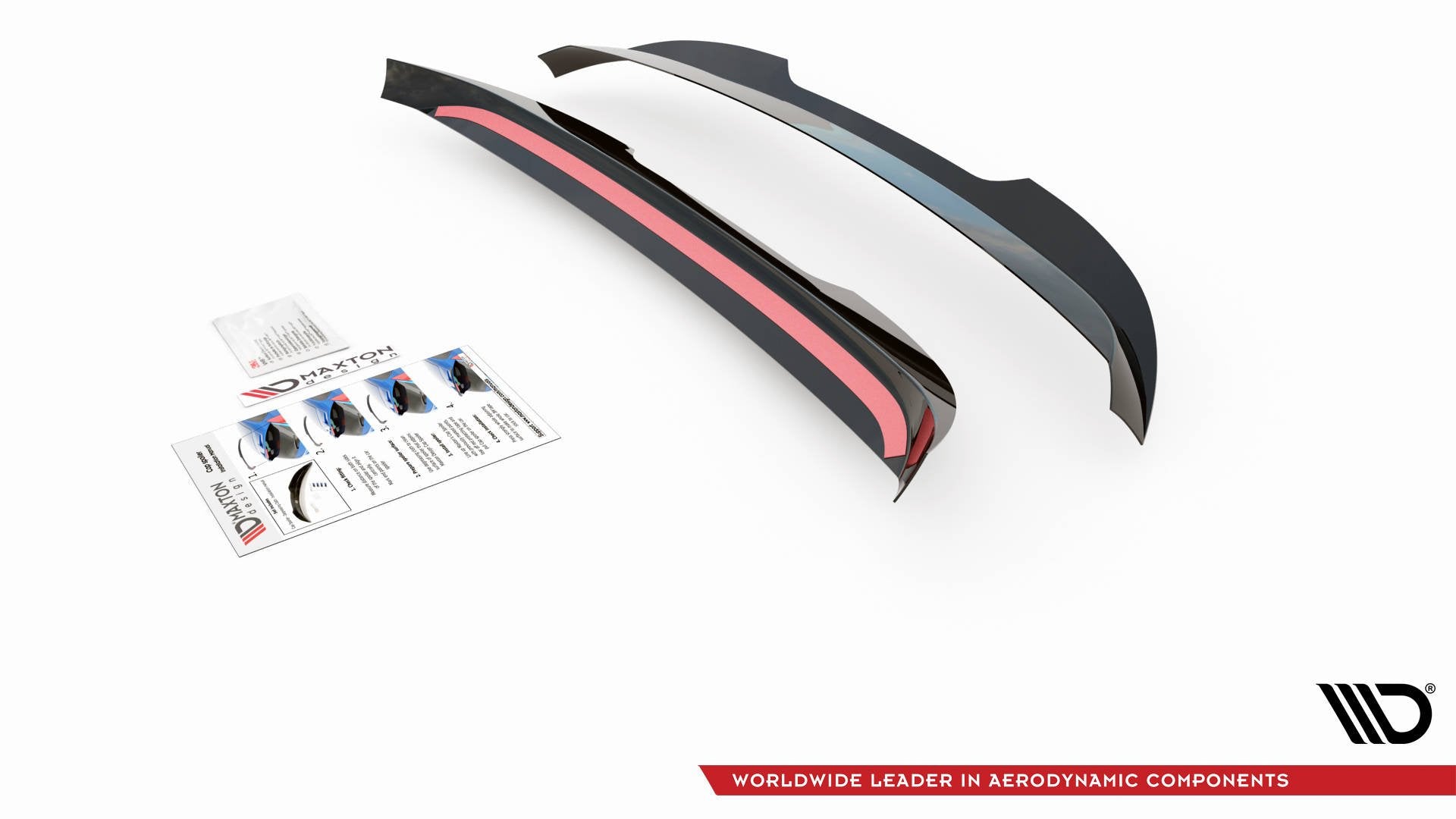 Spoiler CAP für Volkswagen Caddy Mk. 4 schwarz Hochglanz