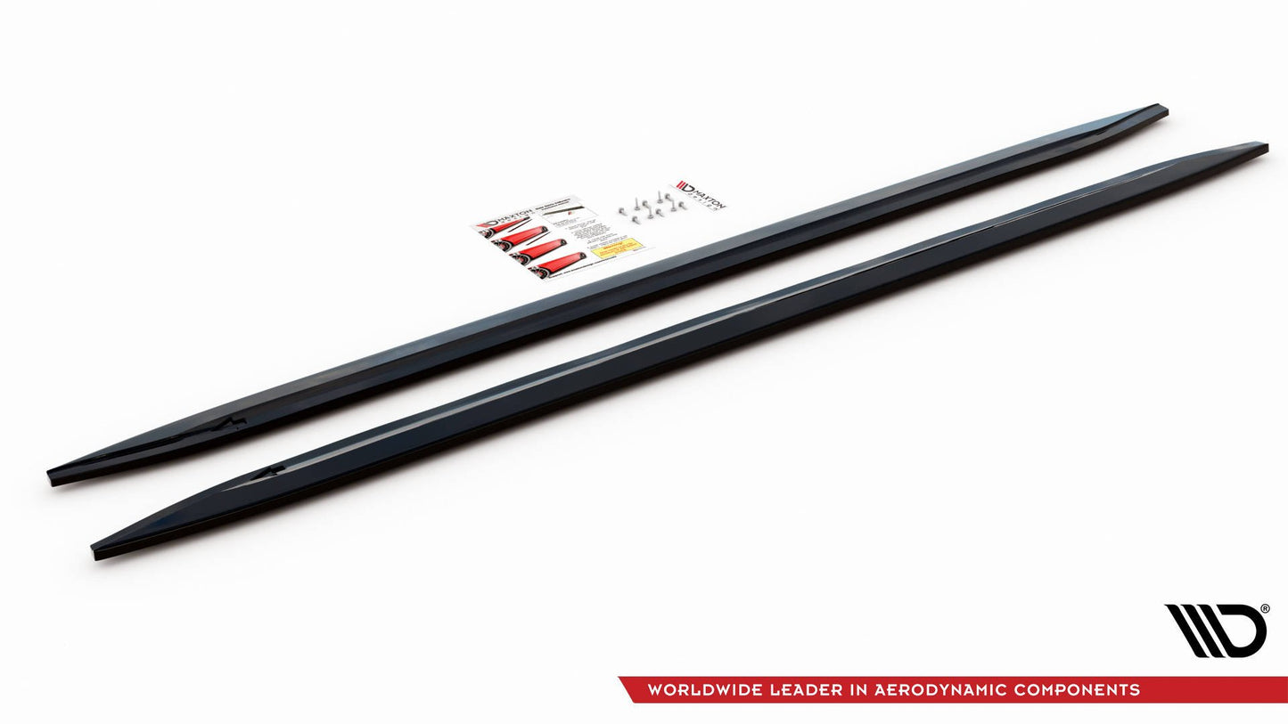 Seitenschweller Ansatz für V.2 für BMW M4 G82 schwarz matt