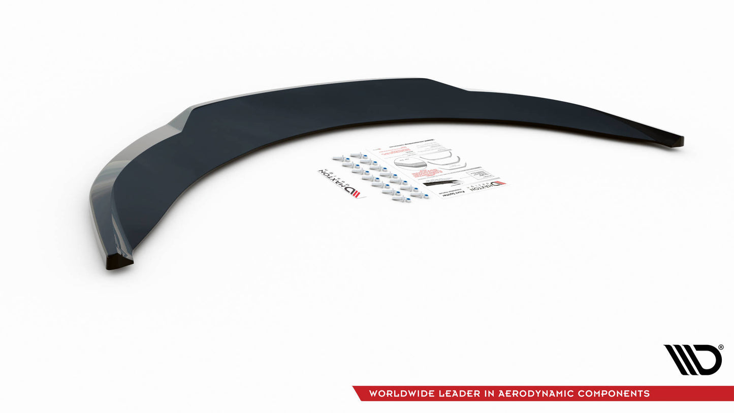 Front Ansatz V.2 für Seat Exeo schwarz matt