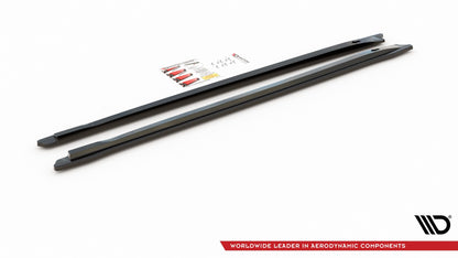 Seitenschweller Ansatz für Volkswagen T-Cross Carbon Look