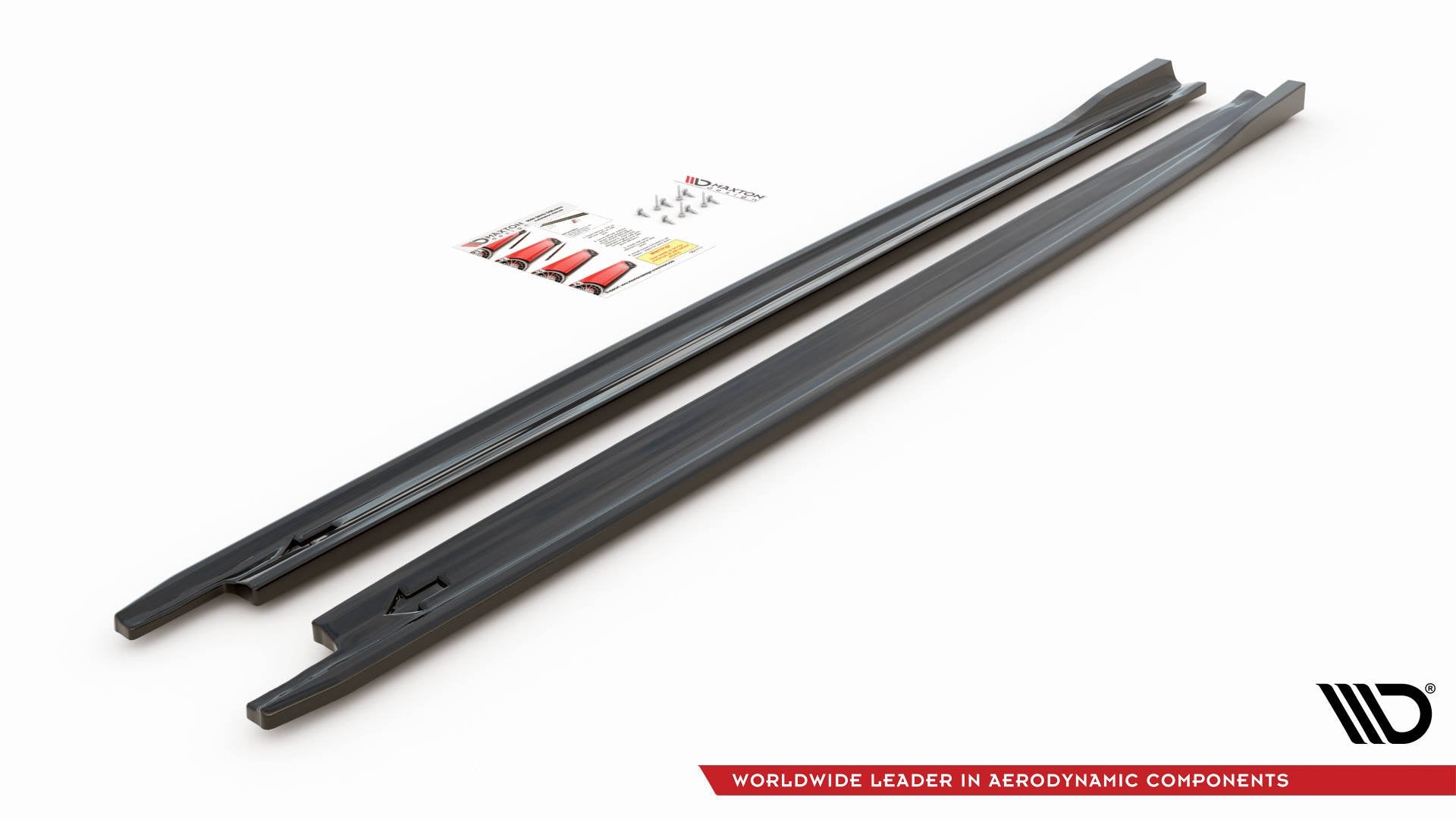 Seitenschweller Ansatz für V.3 für Skoda Octavia RS Mk4 Carbon Look