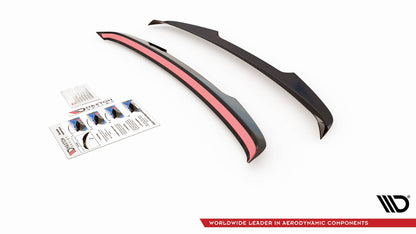 Spoiler CAP für Volvo XC60 Mk2 R-Design schwarz matt