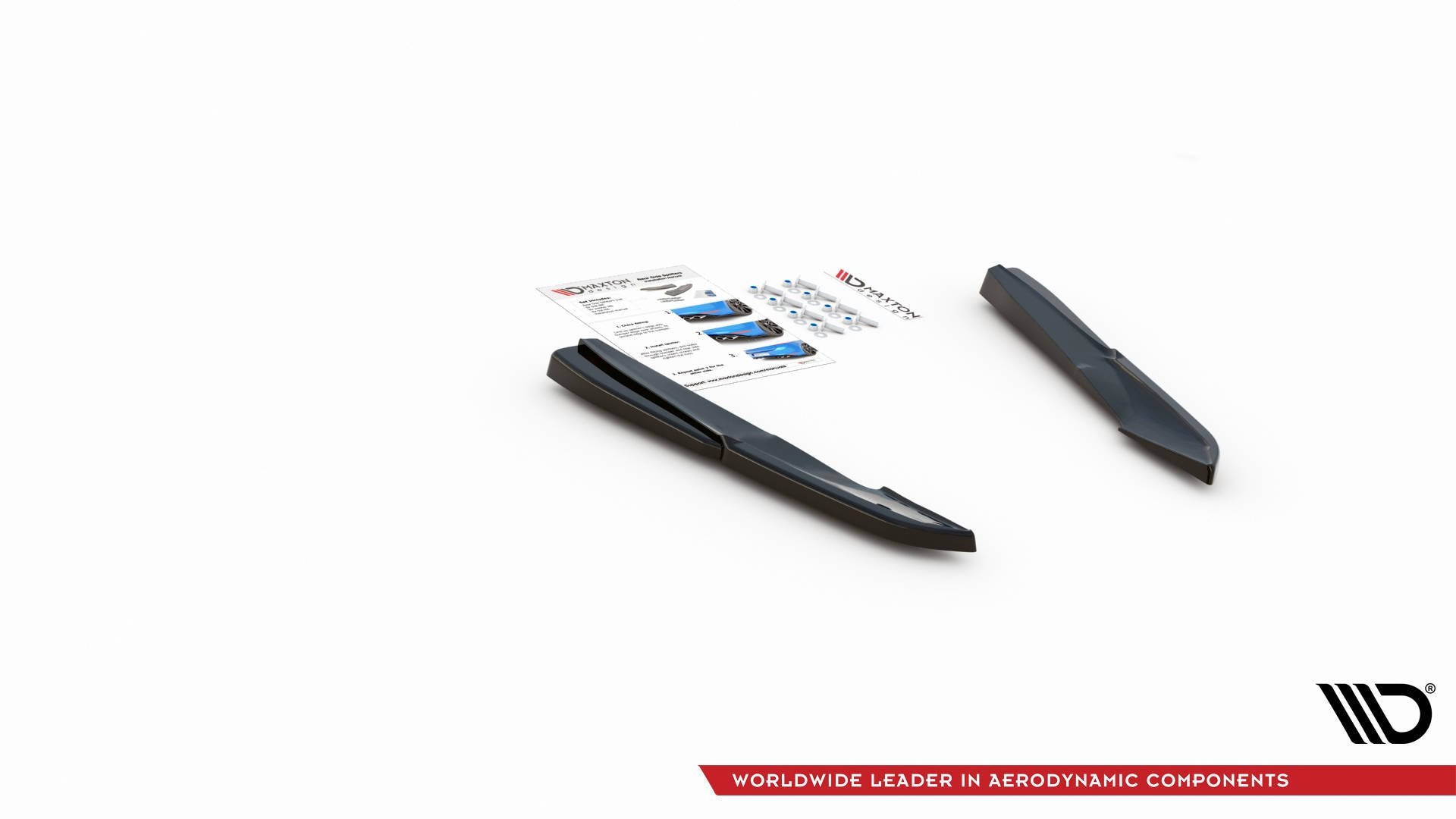 Heck Ansatz Flaps Diffusor für Audi S5 Sportback F5 Facelift schwarz Hochglanz