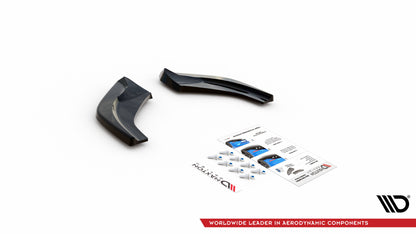 Heck Ansatz Flaps Diffusor V.2 für Hyundai I30 N Hatchback Mk3 Facelift schwarz matt