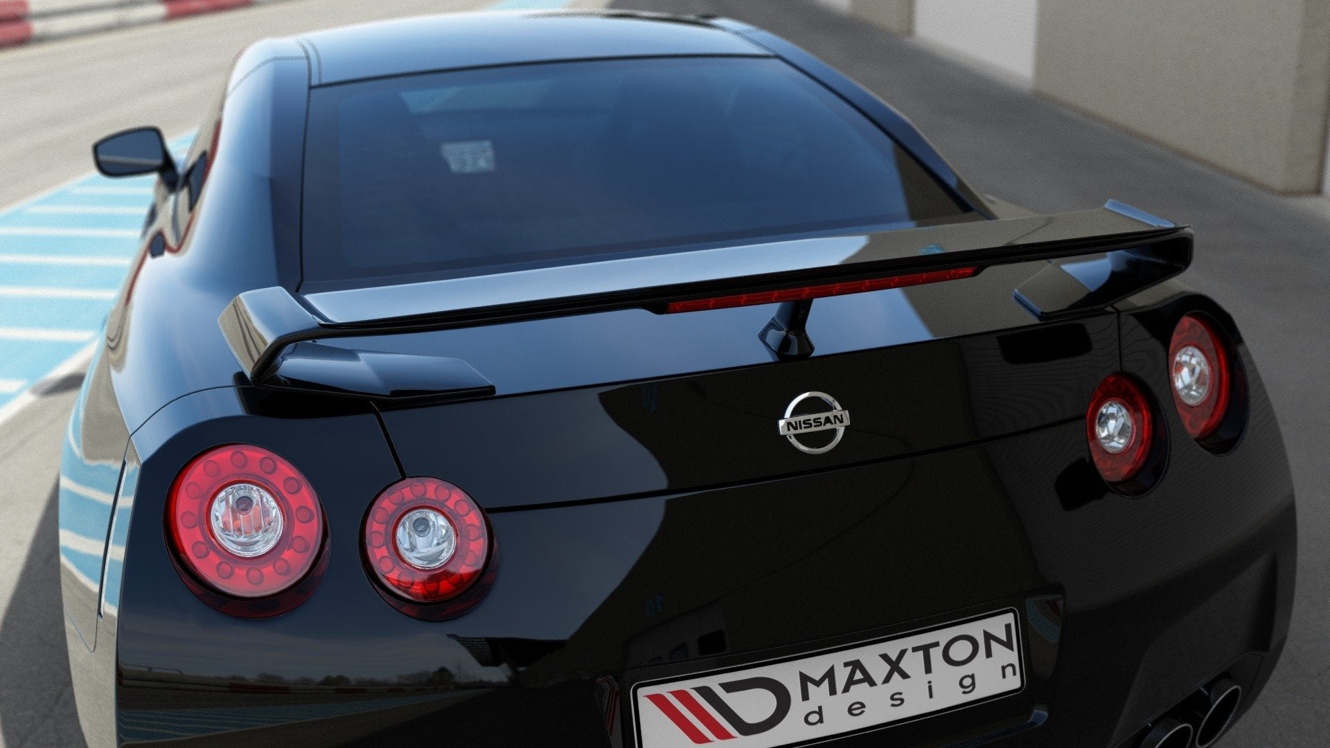 Spoiler CAP für NISSAN GT-R vor Facelift COUPE (R35-SERIES) (2007-2010) Carbon Look