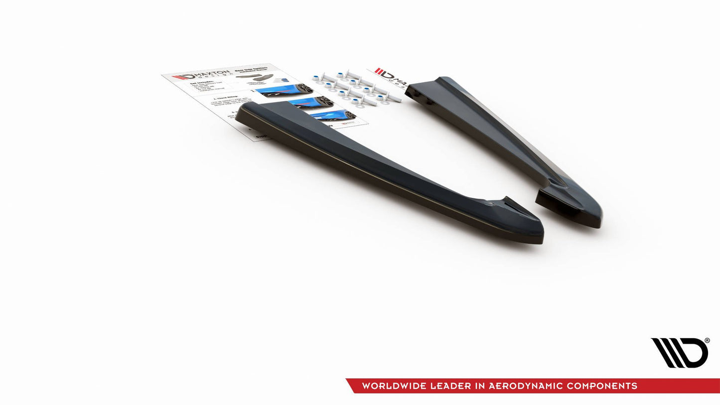 Heck Ansatz Flaps Diffusor V.2 für Audi RS6 C7 Carbon Look