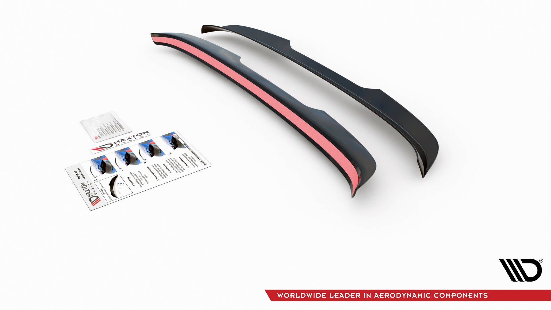 Spoiler CAP für Volkswagen Tiguan R / R-Line Mk2 Facelift Carbon Look