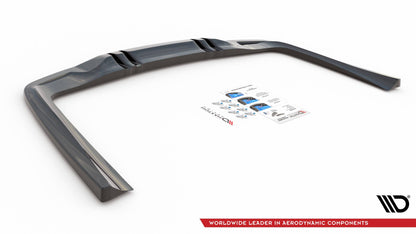 Mittlerer Diffusor Heck Ansatz DTM Look für Mercedes-AMG 53 4 Door Coupe schwarz matt