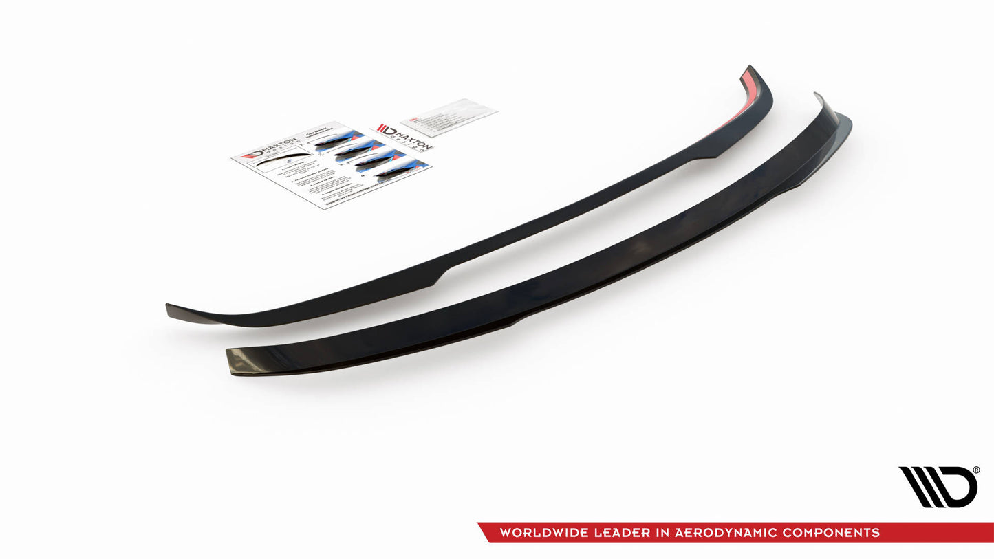 Spoiler CAP für Toyota Avensis Mk3 Facelift Wagon Carbon Look