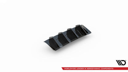 Diffusor Heck Ansatz für Cupra Ateca schwarz Hochglanz