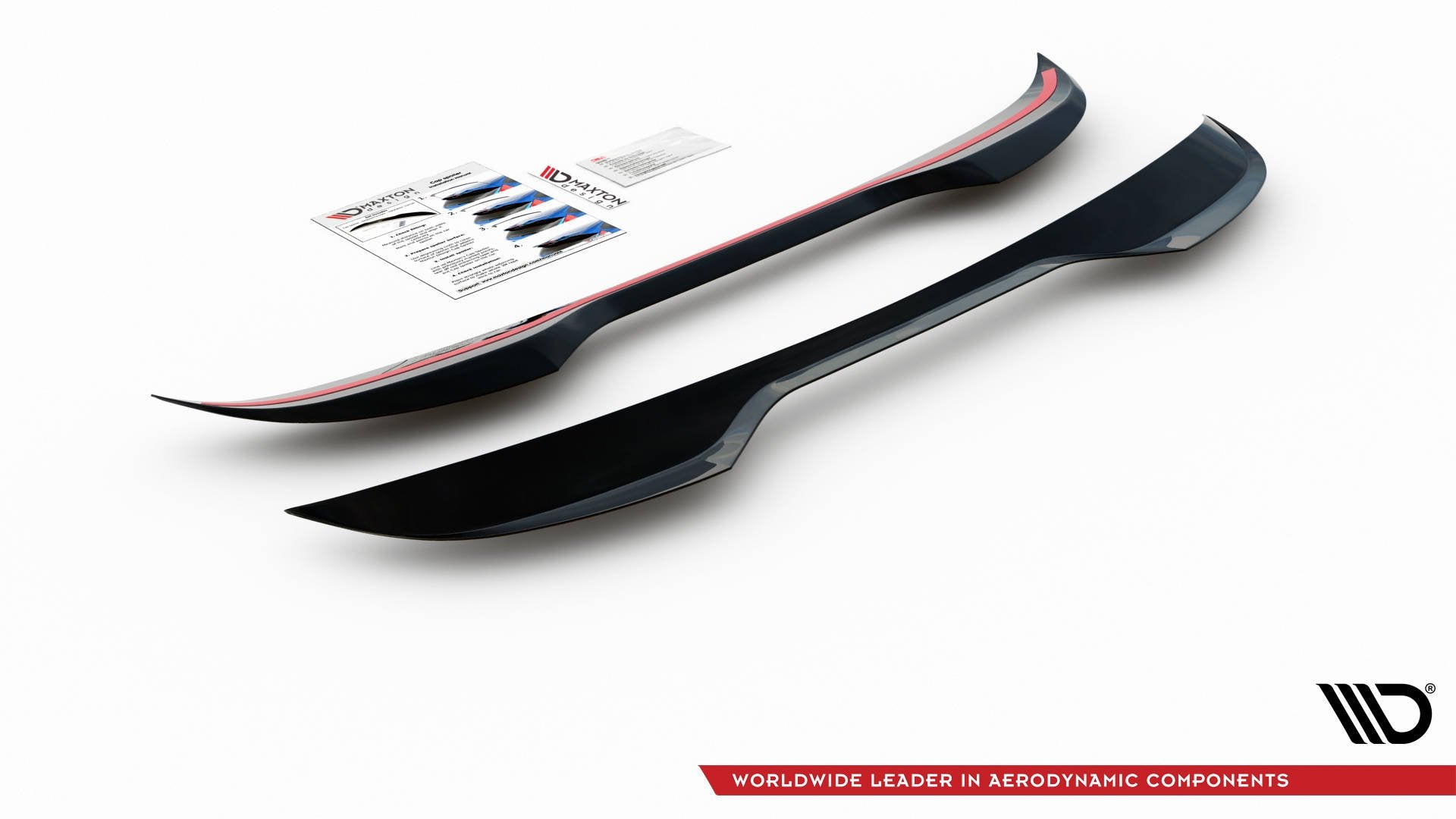 Spoiler CAP für Volkswagen Up GTI schwarz Hochglanz