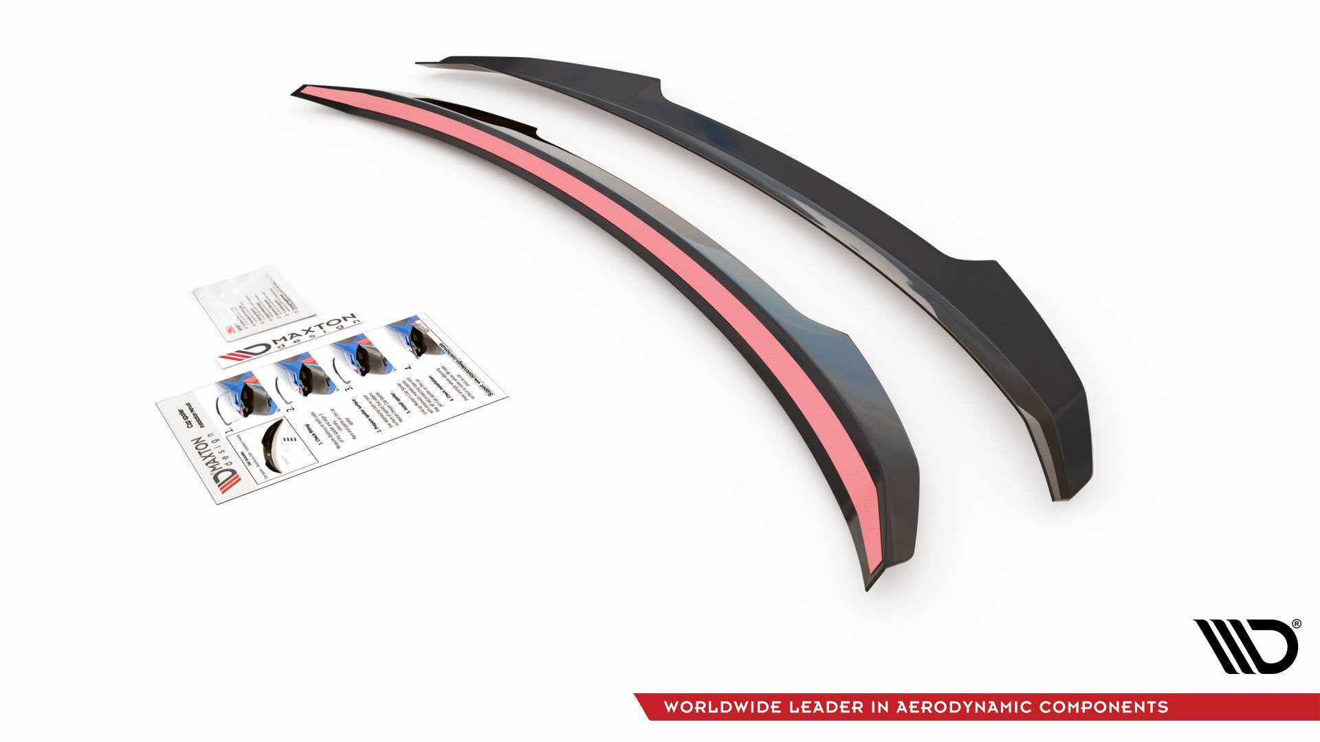 Spoiler CAP für Volvo S60 R-Design Mk3 schwarz matt