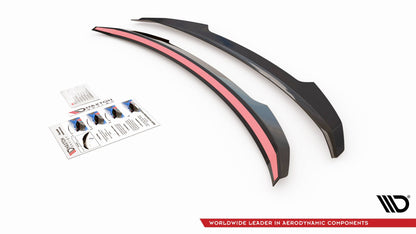 Spoiler CAP für Volvo S60 R-Design Mk3 schwarz Hochglanz