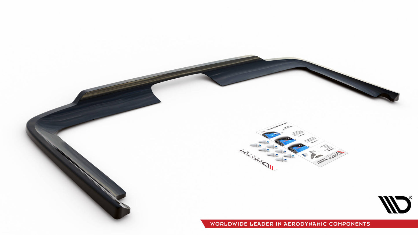 Mittlerer Diffusor Heck Ansatz DTM Look für Mercedes-Benz Vito W447 Facelift Carbon Look