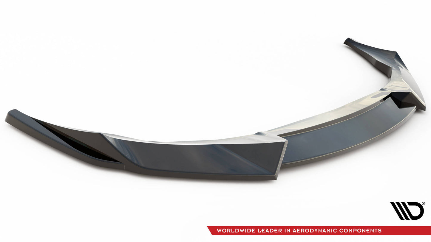 Front Ansatz V.1 für Audi e-Tron GT / RS GT Mk1 schwarz matt