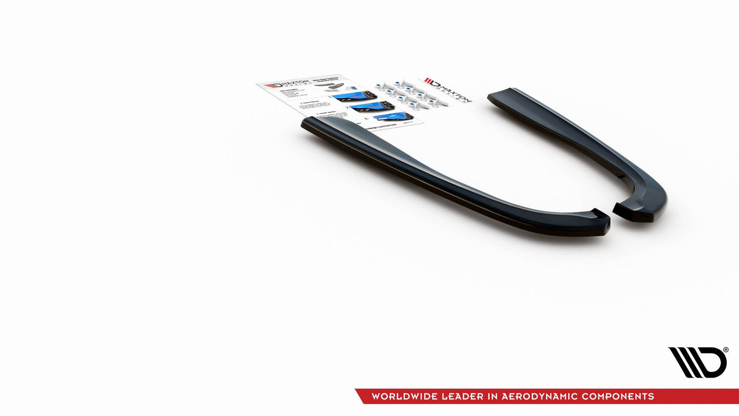 Heck Ansatz Flaps Diffusor für BMW M5 E39 Carbon Look