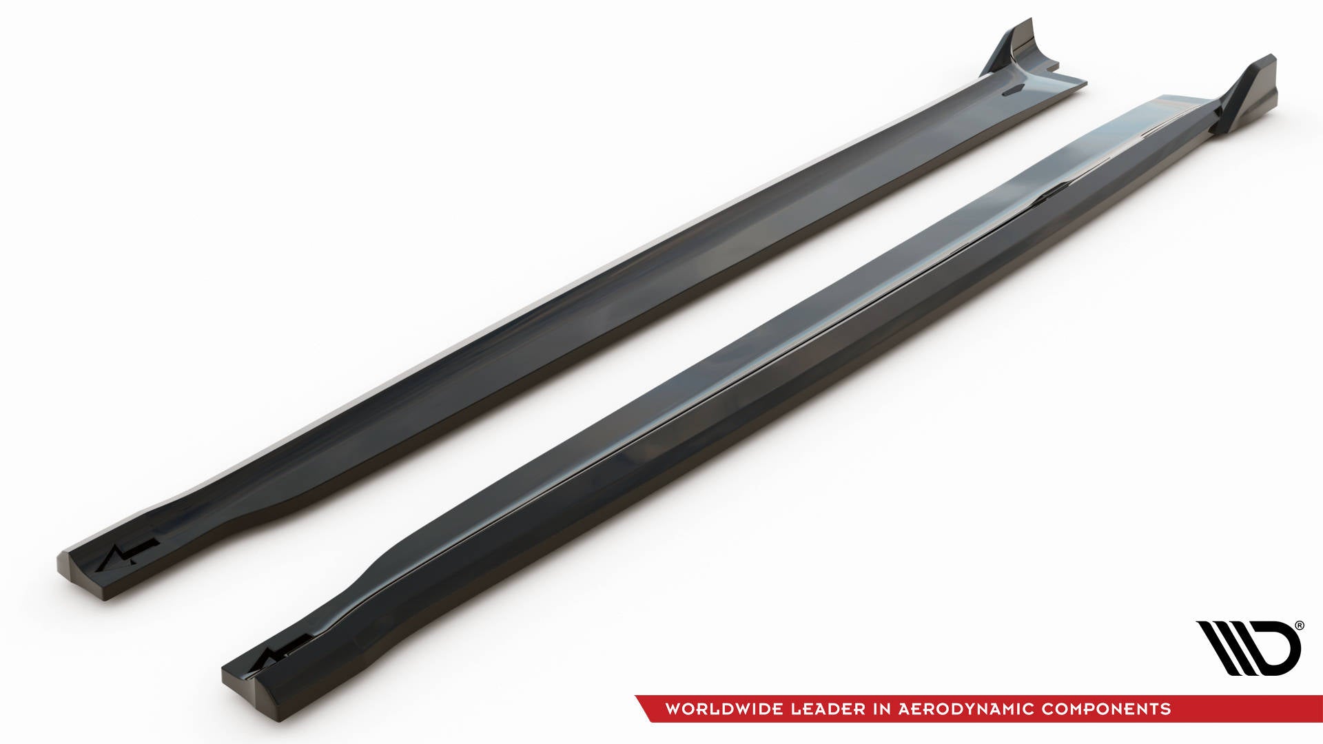 Seitenschweller Ansatz für V.2 für BMW X6 M-Paket F16 schwarz Hochglanz