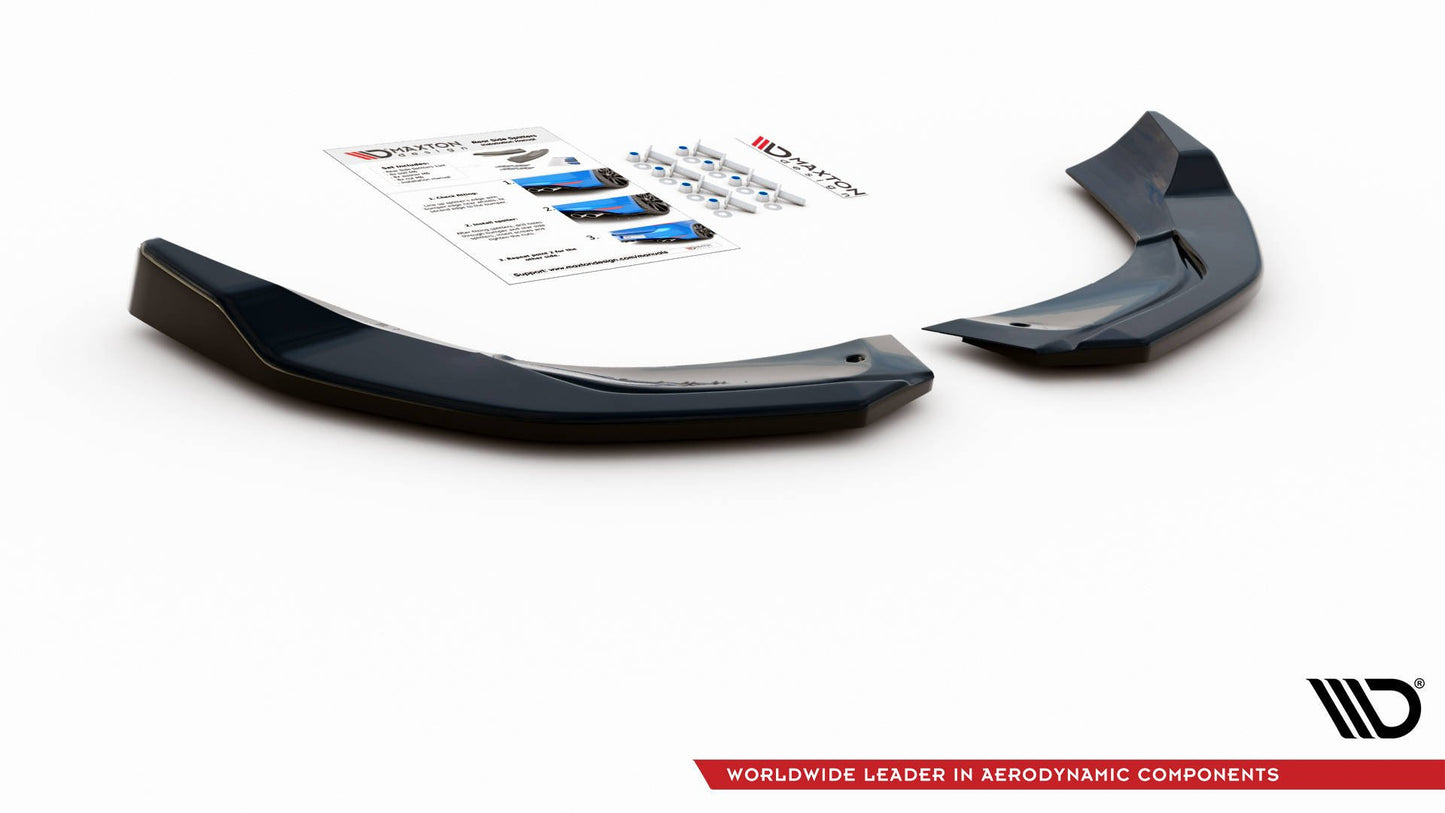 Heck Ansatz Flaps Diffusor für Mercedes-AMG A 45 S W177 Carbon Look