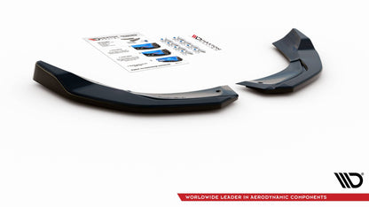 Heck Ansatz Flaps Diffusor für Mercedes-AMG A 45 S W177 schwarz Hochglanz