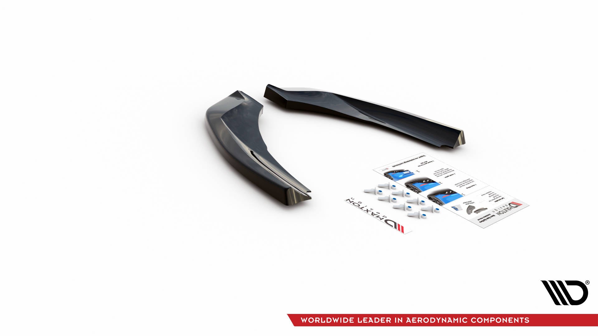 Heck Ansatz Flaps Diffusor für BMW Z4 M-Paket G29 schwarz matt
