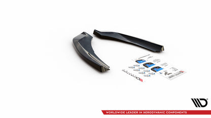 Heck Ansatz Flaps Diffusor für BMW Z4 M-Paket G29 schwarz matt