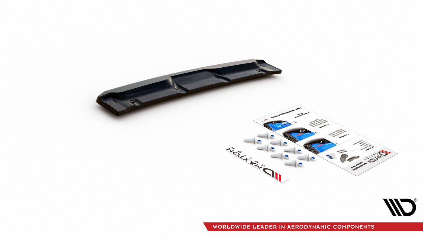 Mittlerer Diffusor Heck Ansatz für Mazda CX-3  schwarz matt