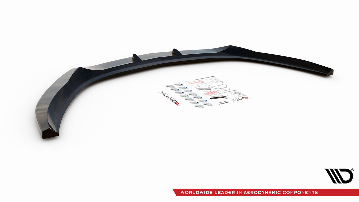 Front Ansatz V.1 für Opel Astra GTC OPC-Line J schwarz matt